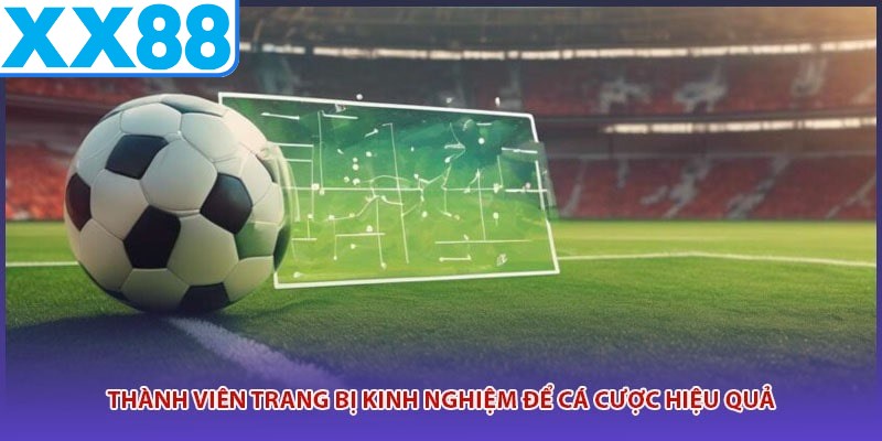 Thành viên trang bị kinh nghiệm để cá cược hiệu quả